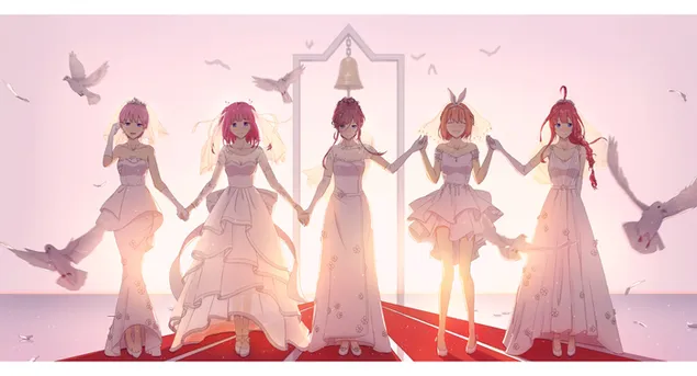 The Quintessential Quintuplets Brides 2K wallpaper