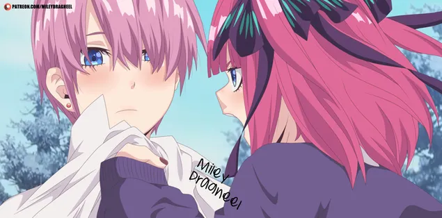 精粹五胞胎 - Ichika Nakano & Nino Nakano 2K 壁纸