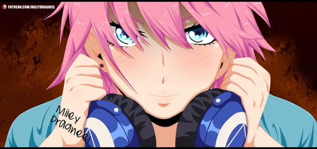 The Quintessential Quintuplets - Ichika Nakano dengan Fon Kepala 2K kertas dinding