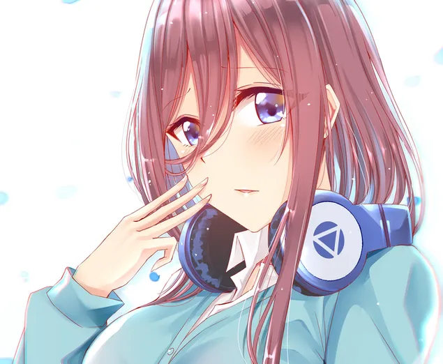 Преземете The Quintessential Quintuplets - Мику Накано со слушалки