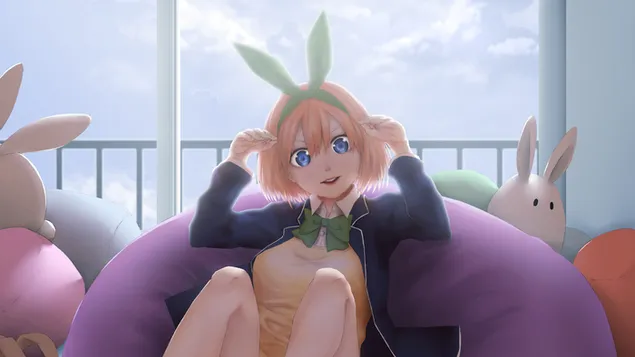 精粹五胞胎：中野四叶 2K 壁纸