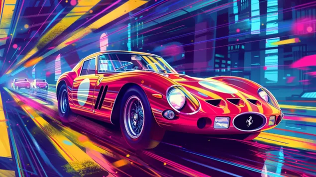 הסמל המהותי של יוקרה וביצועים איטלקיים: פרארי 250 GTO האיקונית והנצחית משנת 1962 8K טפט
