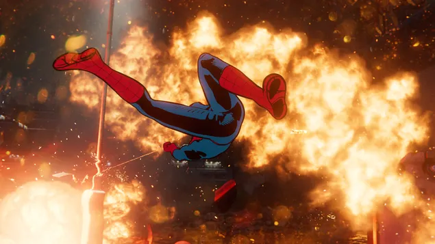 The Raft Breakout (מערכת PS5 מ- Spider-Man: Remastered עם חליפת הקומיקס) 4K טפט