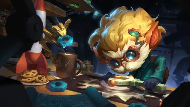 The Revered Inventor 'Heimerdinger' (Legends of Runeterra) - 英雄联盟 (LOL) 4K 壁纸