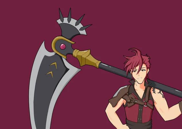 The Rising of the Shield Hero - L'arc Berg (Vektor) 6K bakgrund