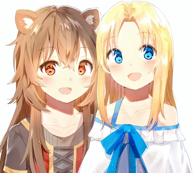 the rising of the shield hero: raftalia & filo brgyry khnyd