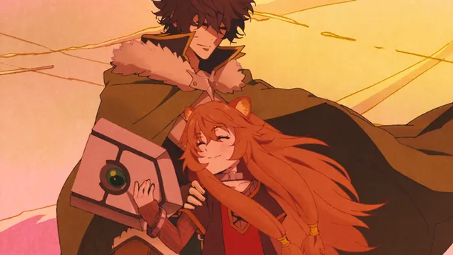 The Rising of the Shield Hero - Raphtalia & Naofumi Iwatani 2K muurpapier