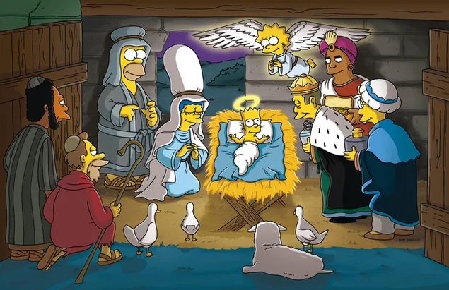 Kersttijd van de Simpsons