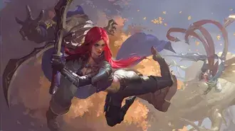La sinistra lama 'Katarina' | League of Legends (LOL) 4K sfondo