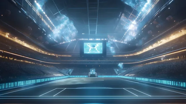 אצטדיון המחר: איפה ספורט פוגש חדשנות 8K טפט