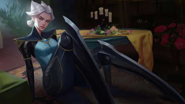 Páipéar balla The Steel Shadow 'Camille' (Fantasy Art) - League of Legends (LOL)4K
