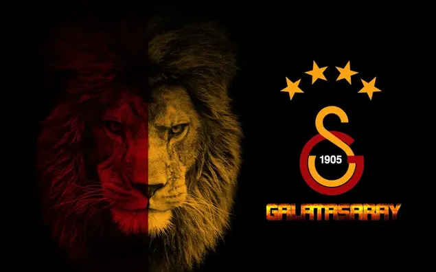 el simbol del galatasaray, un dels equips de la superlliga turca, es el lleo i el seu logotip groc i vermell. baixada
