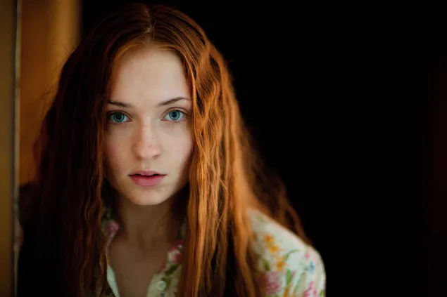 Kisah ketiga belas yang dibintangi oleh Sophie Turner 4K kertas dinding