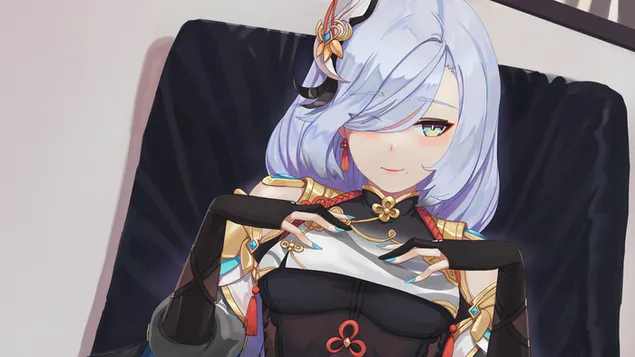 El Trascendente Regresa 'Shenhe' | Genshin Impact [Videojuego en línea] 4K fondo de pantalla