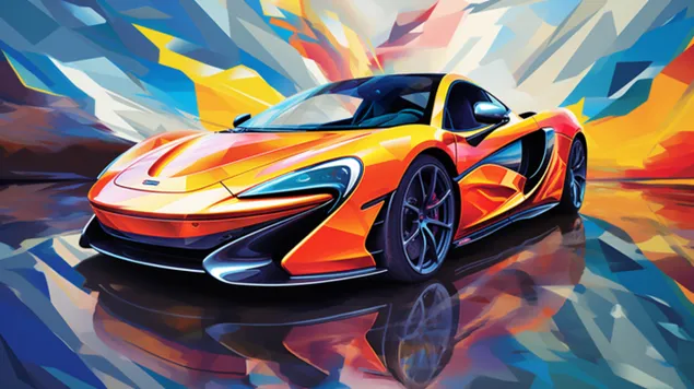 המהירות והעיצוב ללא תחרות של מקלארן P1 8K טפט