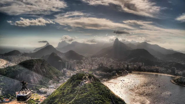 Het uitzicht op Rio de Janeiro download