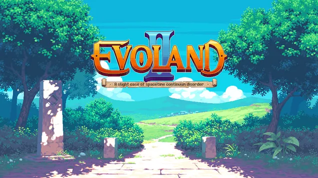 Veien til Evoland 2 4K bakgrunn