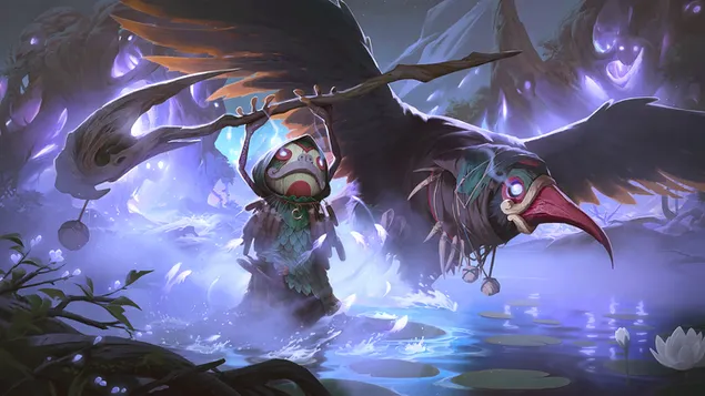 Taustakuva The Wings and The Waves (Legends of Runeterra) - League of Legends (LOL) 4K