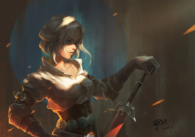 The Witcher 3: Wild Hunt (سیریلا فیونا الن ریانون) کاغذدیواری  2K