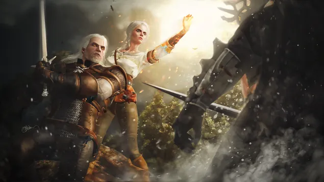 The Witcher 3: Wild Hunt - Geralt en Ciri