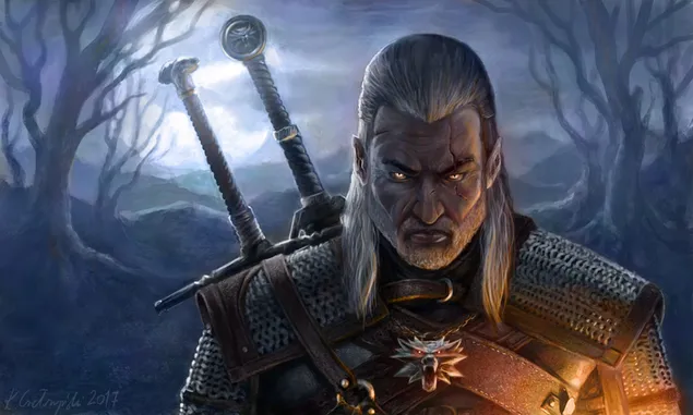 The Witcher 3: Wild Hunt - Geralt (fanart)