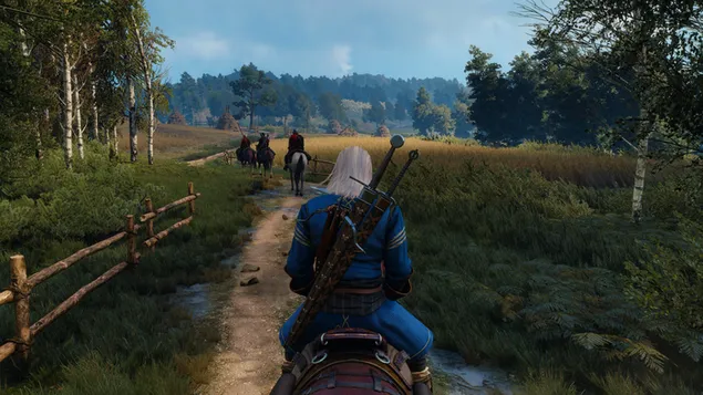 The Witcher 3 - Wild Hunt (Geralt of Rivia in forest)