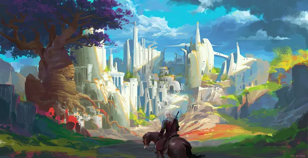 The Witcher 3: Wild Hunt (Rivia Koninkrijk) 4K achtergrond
