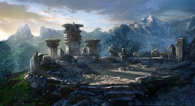 The Witcher 3 - Wild Hunt (ruïnes)