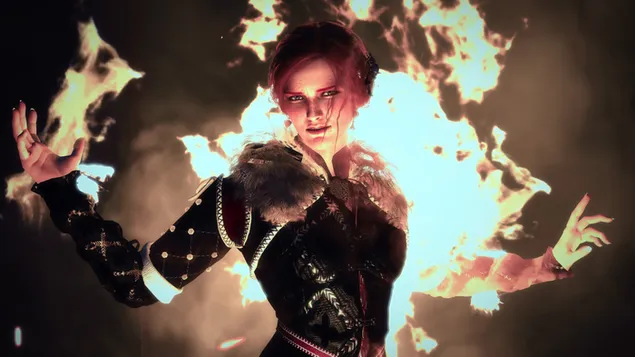 The Witcher 3: Wild Hunt - Triss Merigold (fire magic) download