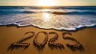 샌드 비치의 워드 2025 2K 배경화면