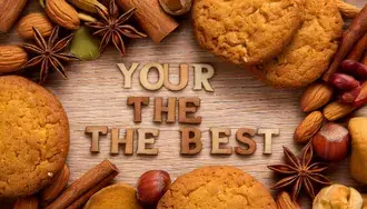 Tapeta Slovo 'Youre The Best' od Surrounded Cookie 2K
