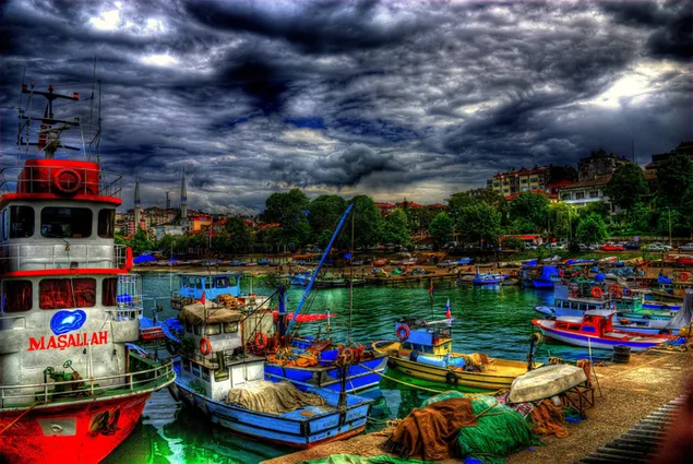 Thị trấn và Bến du thuyền ở Thổ Nhĩ Kỳ tải xuống