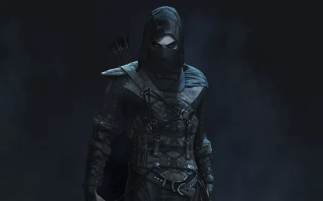 Thief - Stealth Video Game (Garrett) 2K muurpapier