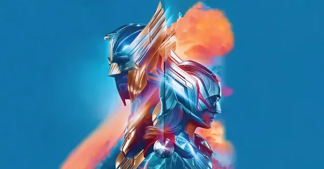 Toras ir galingasis Toras su šarvais, naikintojas 4K ekrano užsklanda