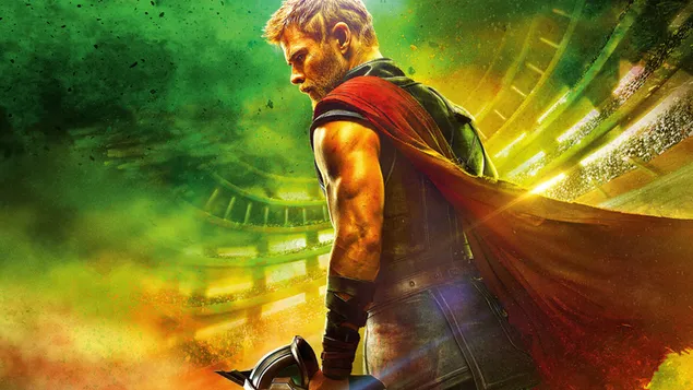 Thor Standing In A Bartel Ground On Planet Sakaar