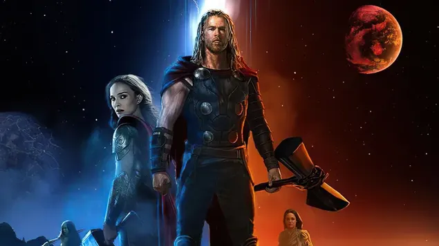 Thor y el poderoso Thor frente a la Tierra