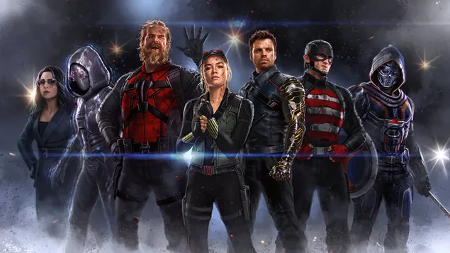 Páipéar balla Scannán thunderbolts marvel 20244K