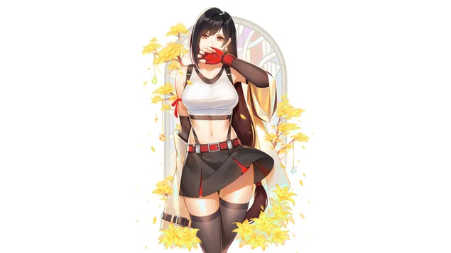 Tifa Lockhart (Anime Art) - Final Fantasy VII Remake (Videojuego) 4K fondo de pantalla