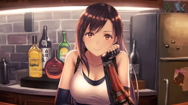 Tifa Lockhart (Anime FA) - Final Fantasy VII Remake (Video Game) 4K wallpaper