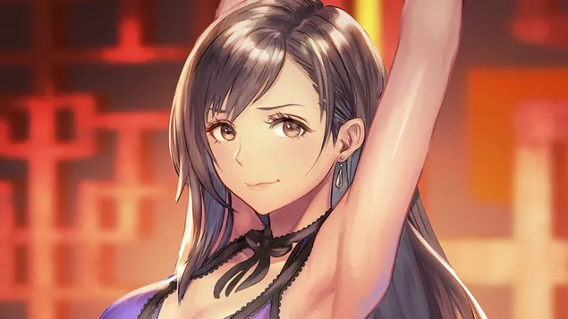 Tifa Lockhart (Anime FA): Final Fantasy VII Remake [Videojuego] 4K fondo de pantalla