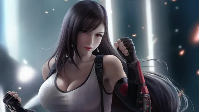 tifa lockhart (ealain iontach): final fantasy vii remake (ffvii) ioslodail