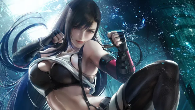 Tifa Lockhart (Fantasy Art): Final Fantasy VII Remake [FFVII] 4K sfondo