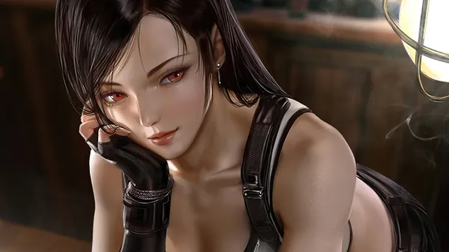 tifa lockhart (fantasy art) : final fantasy vii remake [fischluiche] ioslodail