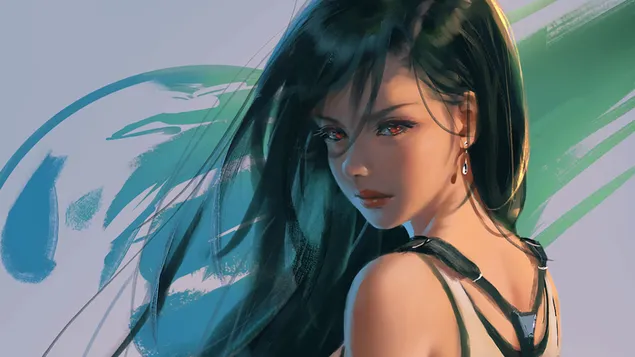 'Tifa Lockhart' iz Final Fantasy VII Remake (FF7) 4K ozadje