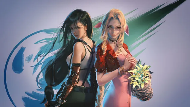 Tifa with Aerith - Final Fantasy VII Remake [ビデオゲーム] 4K 壁紙