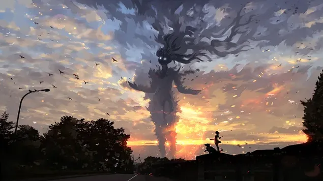 สาวไททัน HD วอลเปเปอร์