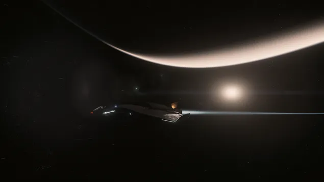 星際公民的泰坦飛船 4K 壁紙