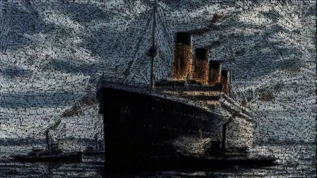 Páipéar balla Titanic clóscríobhHD
