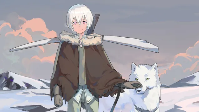 献给你的永恒：'Fushi & Joan' 4K 壁纸