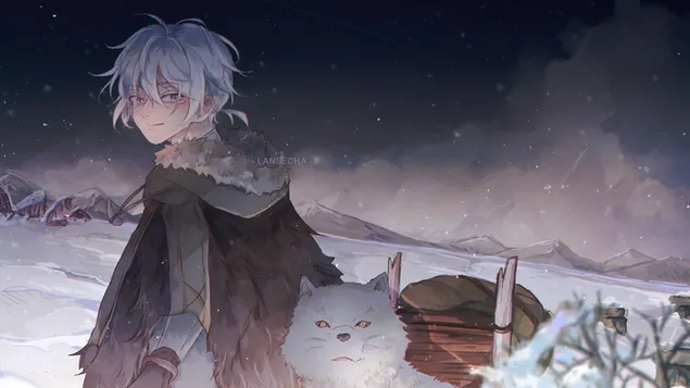 为了你的永恒 - 'Fushi & Joan' 4K 壁纸